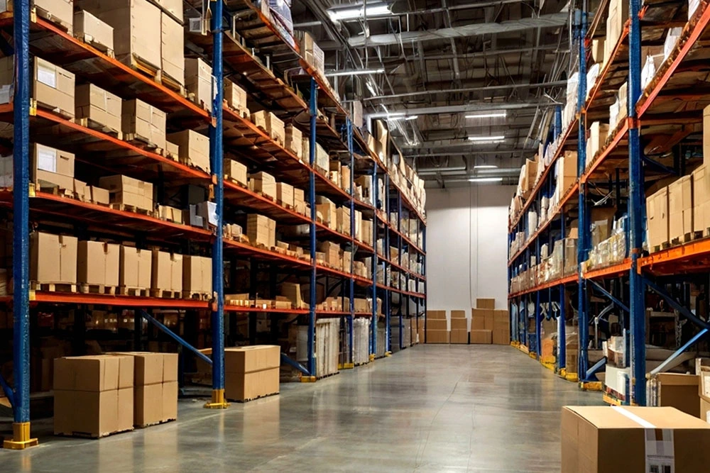 Großes Logistik Lager